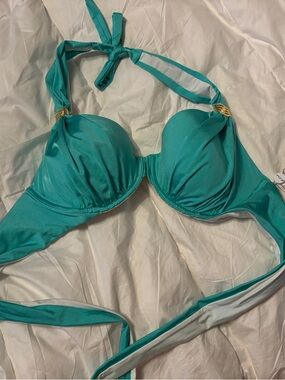 A.CHE Halter Swim Top